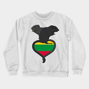 Gerbil Lithuania (dark) Crewneck Sweatshirt